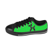 Load image into Gallery viewer, Green Wazowski - Men&#39;s Sully Canvas Shoes (SIZE 13-14)