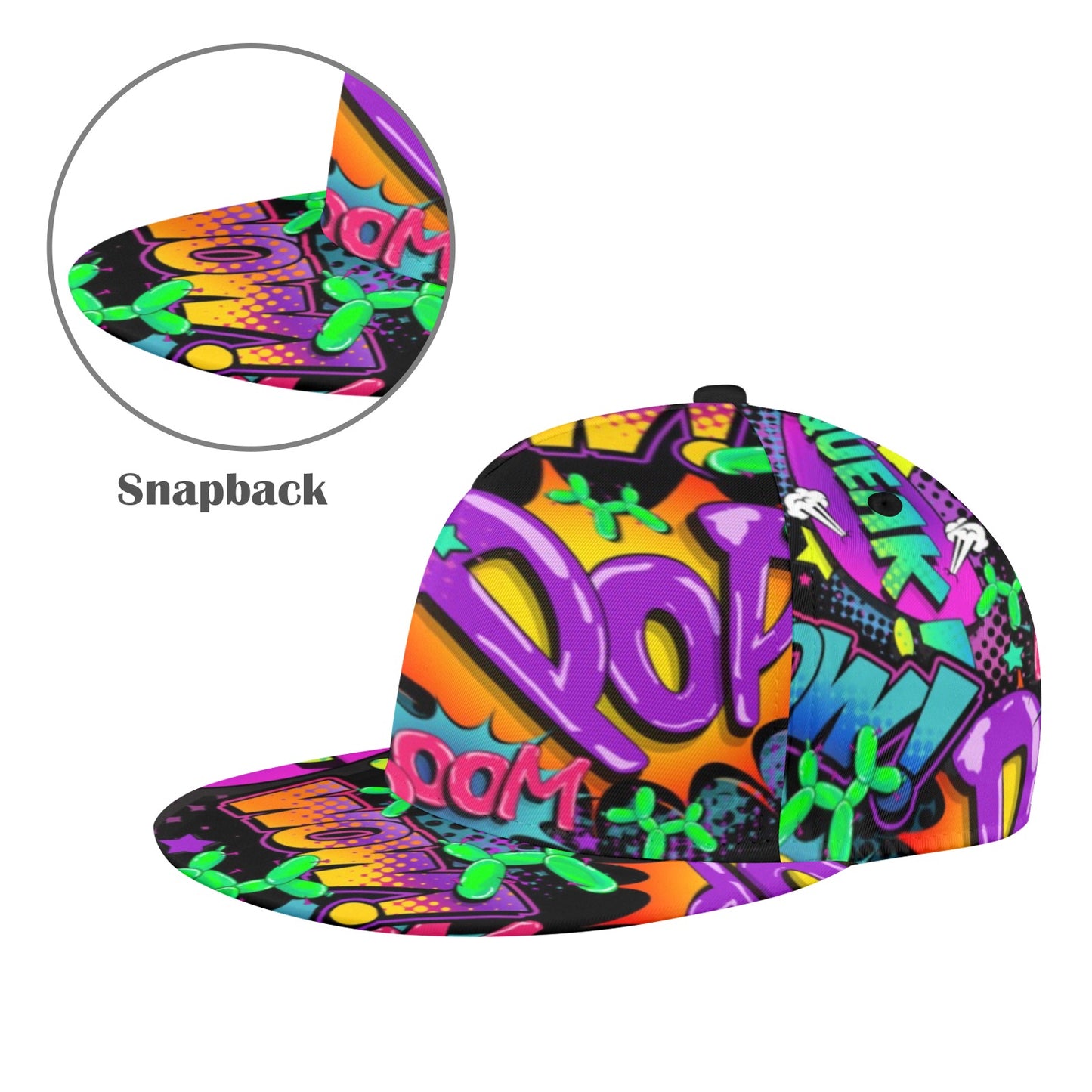 Funky cap for balloon twisters and face painters