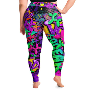 Leaky squeaky BOOM! - Curve Leggings (2XL-6XL)