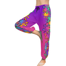 Load image into Gallery viewer, Face Painting Pants. Paint Splatter design on rainbow