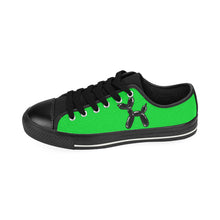 Load image into Gallery viewer, Green Wazowski- Women&#39;s Sully Canvas Shoes (SIZE 11-12)
