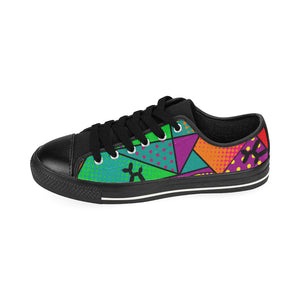 Colourful Black Dog - Men's Sully Canvas Shoes (SIZE 13-14)