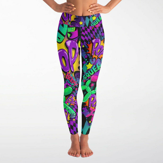Leaky Squeaky BOOM - Yoga Leggings