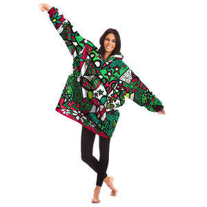 balloon dog apparel Christmas snuggle hood - not an oodie