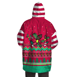 Ugly Christmas Sweater Suggle Hoodie Balloon Dog Apparel