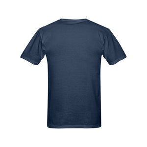 Patchwork Pup on Navy - Classic Men's T-Shirt