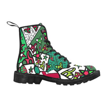 Load image into Gallery viewer, Patchwork Christmas - Women&#39;s Ollie Boots