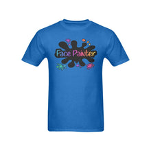 Load image into Gallery viewer, Face painter t-shirt for men - Blue