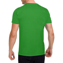 Load image into Gallery viewer, Christmas Dog on Green - Classic Men&#39;s T-Shirt
