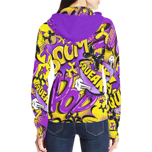 The Lyle BOOM! - Classic Women's Zip Hoodie (Small-2XL)
