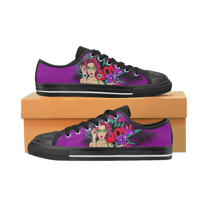 Miss Bonnie Purple - Women's Sully Canvas Shoes (SIZE 11-12)