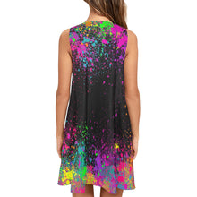 Load image into Gallery viewer, Paint Splatter Dress Balloon Dog Apparel
