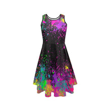Load image into Gallery viewer, Paint Splatter Balloon Twister Dress