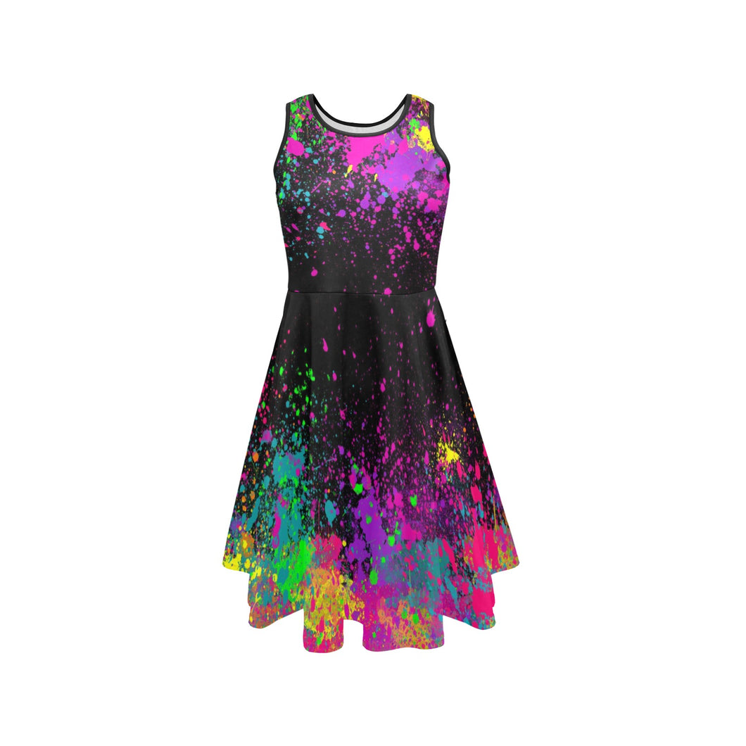 Paint Splatter Balloon Twister Dress