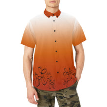 Load image into Gallery viewer, Balloon Twister shirt orange and white with balloon dogs