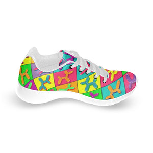 Balloon twisting shoes bright and colourful
