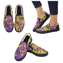 Load image into Gallery viewer, The Lyle BOOM! - Canvas Slip-On&#39;s (SIZE 6-14)