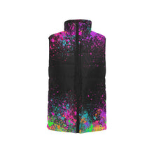 Load image into Gallery viewer, Paint Splatter - Women&#39;s Padded Cozy Vest