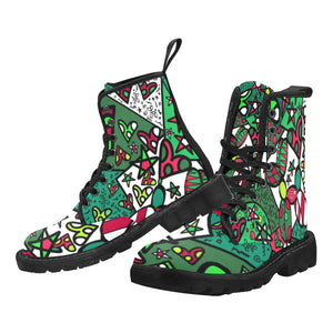 Patchwork Christmas - Men's Ollie Boots