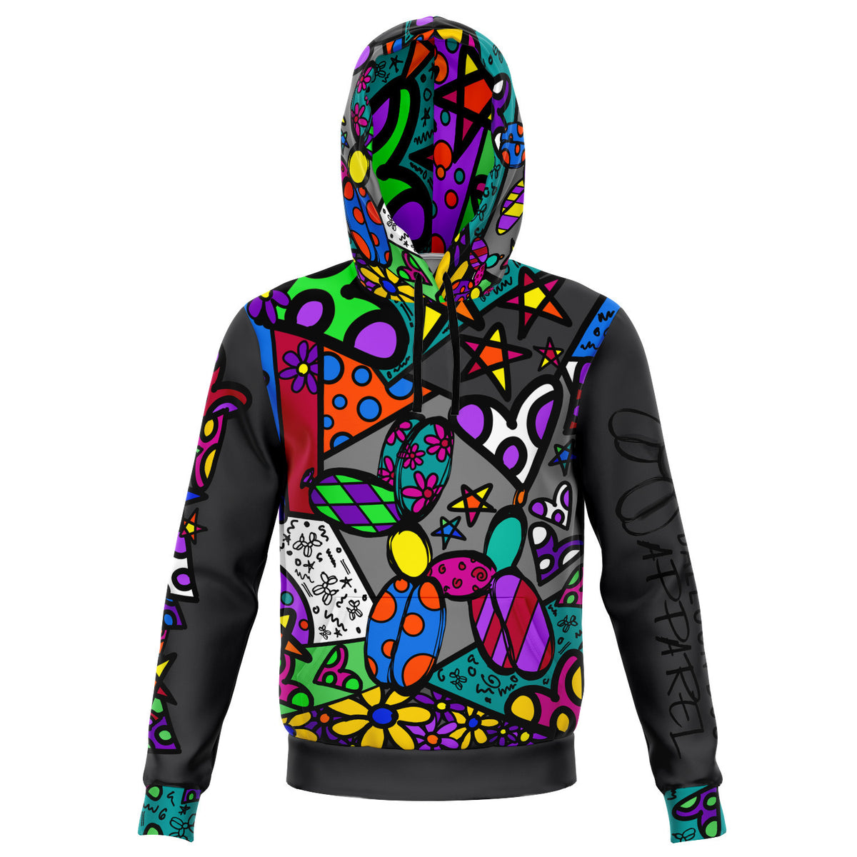 Balloon Artist Hoodie - Balloon Twister Gear - Patchwork Pup 