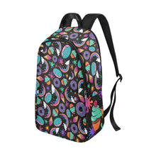 Load image into Gallery viewer, Fun colourful Backpack with rainbows and desserts
