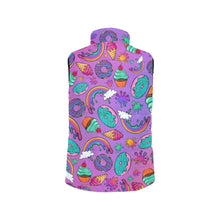 Load image into Gallery viewer, Face Painter vest with fun colourful dessert inspired design
