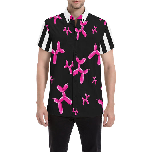 Pippity Pink! - Nate Short Sleeve Shirt (3XL-5XL)