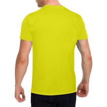 Load image into Gallery viewer, Patchwork Pup on Yellow - Classic Men&#39;s T-Shirt