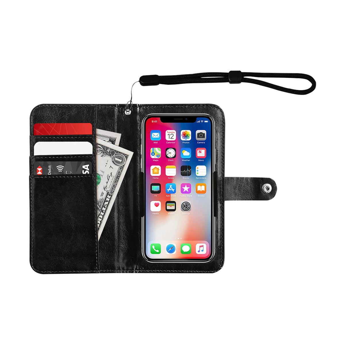 Psychedelic - 2 in 1 Phone Case and Wallet - SMALL