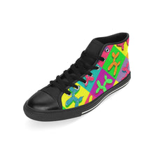 Load image into Gallery viewer, Retro Dogs - Women&#39;s Sully High Tops (SIZE 11-12)