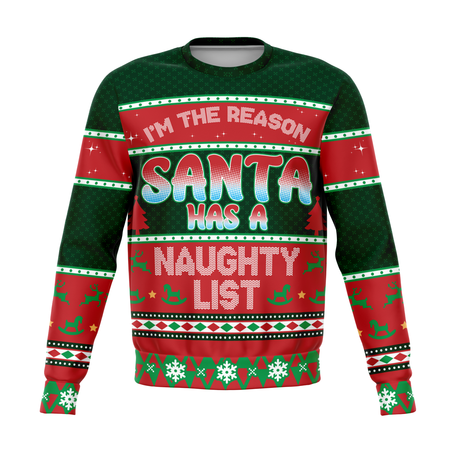 Naughty List Christmas Sweater