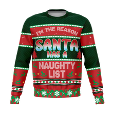 Load image into Gallery viewer, Naughty List Christmas Sweater