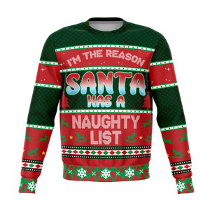 Naughty List Christmas Sweater