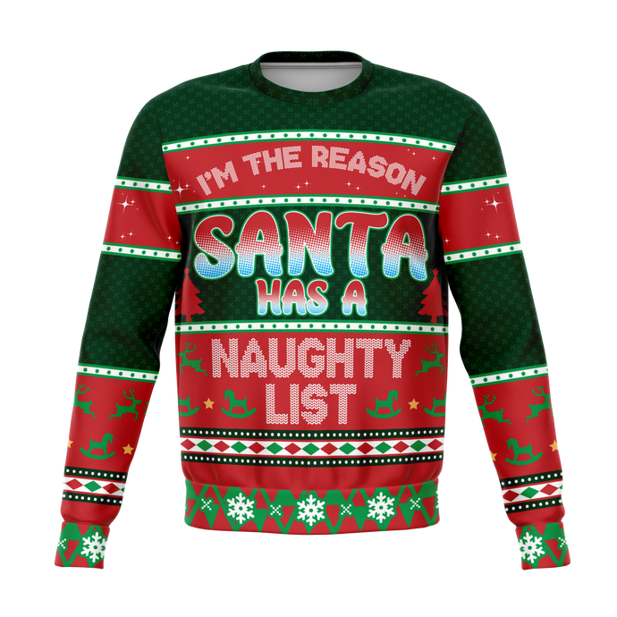 Naughty List Christmas Sweater