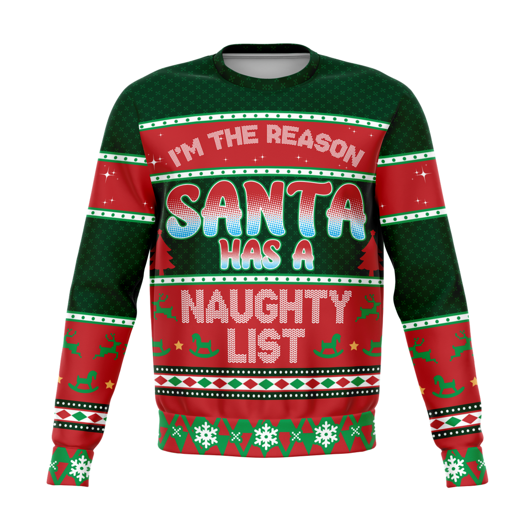 Naughty List Christmas Sweater
