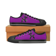 Load image into Gallery viewer, Purple Rain - Men&#39;s Sully Canvas Shoes (SIZE 13-14)