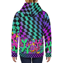 Load image into Gallery viewer, Ladies Balloon Twisting Hoodie Balloon Dogs