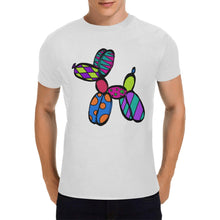 Load image into Gallery viewer, Patchwork Pup on White - Classic Men&#39;s T-Shirt