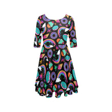 Load image into Gallery viewer, Colour Core Dress with donuts, rainbows, ice creams and cup cakes