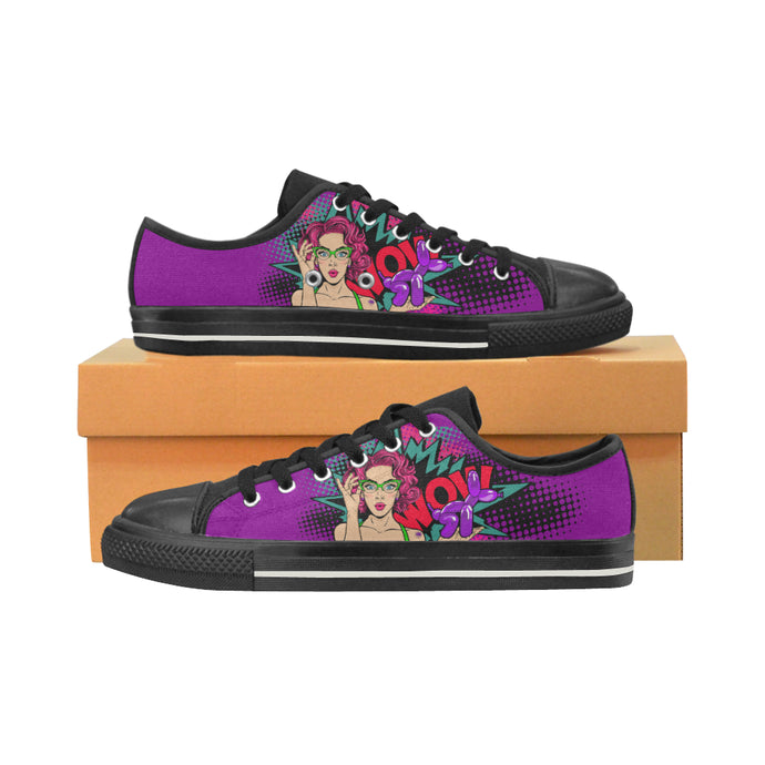 Miss Bonnie Purple - Women's Sully Canvas Shoes (SIZE 6-10)