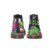 Load image into Gallery viewer, Balloon Dog Explosion - Men&#39;s Wazza Canvas Boots (SIZE 7-12)