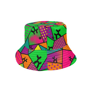 Green and purple balloon dog hat for balloon twisting
