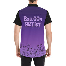 Load image into Gallery viewer, Purple Bowling Shirt Balloon Artist