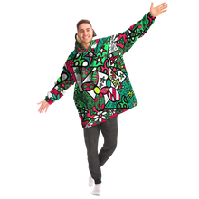 Load image into Gallery viewer, balloon dog apparel Christmas snuggle hoodie