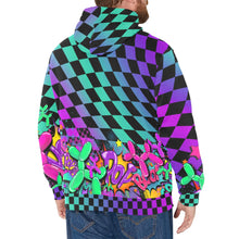 Load image into Gallery viewer, Balloon artist Hoodie with pop art balloon dogs