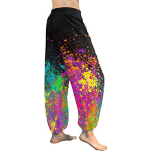 Load image into Gallery viewer, Face painter Pants Harem Pants with paint splatter
