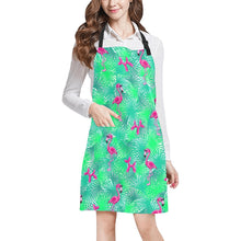 Load image into Gallery viewer, Tropical flamingos and balloon dogs Apron