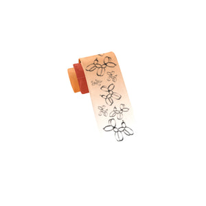 Orange and White Ombre Balloon Dog tie for Balloon Twisters
