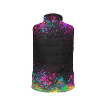 Load image into Gallery viewer, Paint Splatter - Women&#39;s Padded Cozy Vest