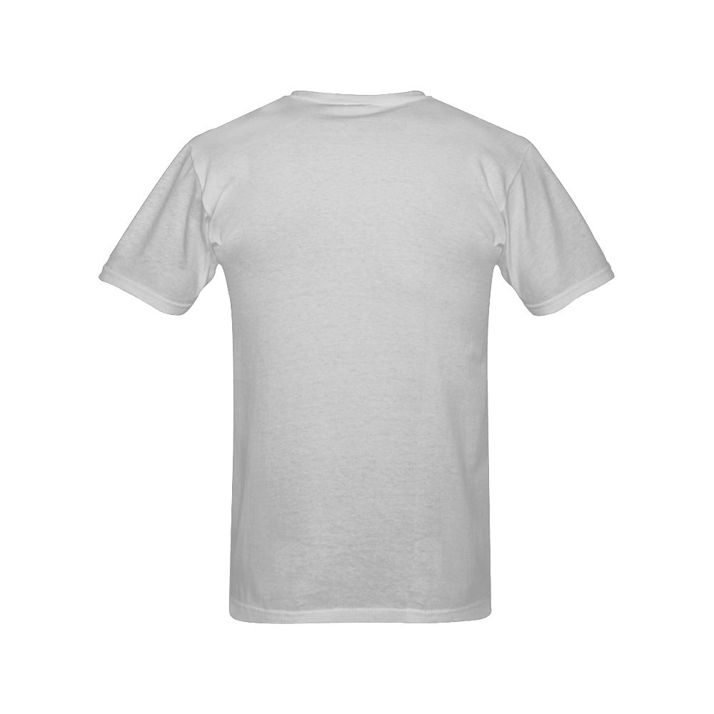 Patchwork Pup on Grey - Classic Men's T-Shirt